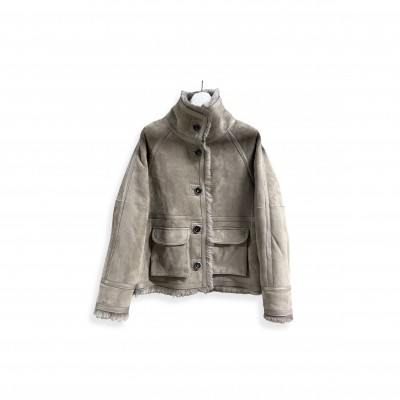 BALENCIAGA REVERSIBLE SHEARLING COAT 